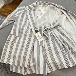 NWT A Love A- Short and Blazer set